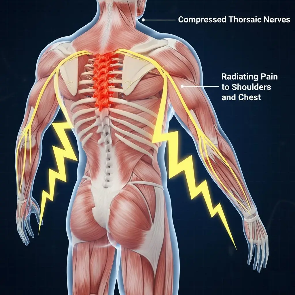 thoracic nerve compression photo