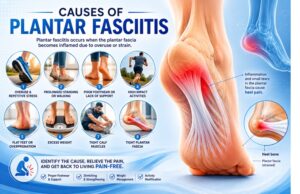 Plantar fascitis causes