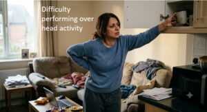 Shoulder Pain Treatment in Sharjah | Tam Physio & Rehab Clinic 4 patient having difficulty performing overhead activity