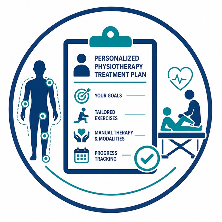 Icon illustrate personalized treatment plans for every patient at Tam Physio & Rehab Clinic Sharjah