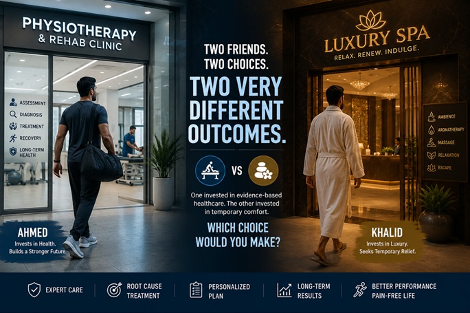 Story of two friends who choose different path for the same purpose