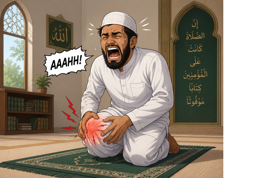 don't let knee pain keep you away from prayers