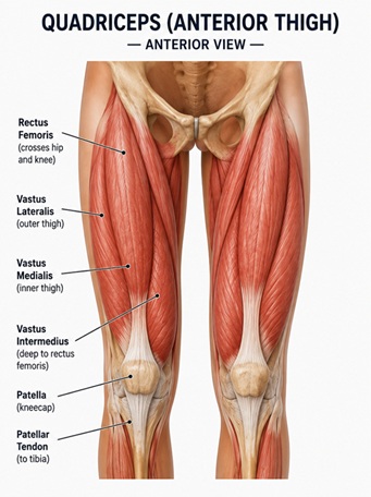 Quads Anterior Thigh Mucles