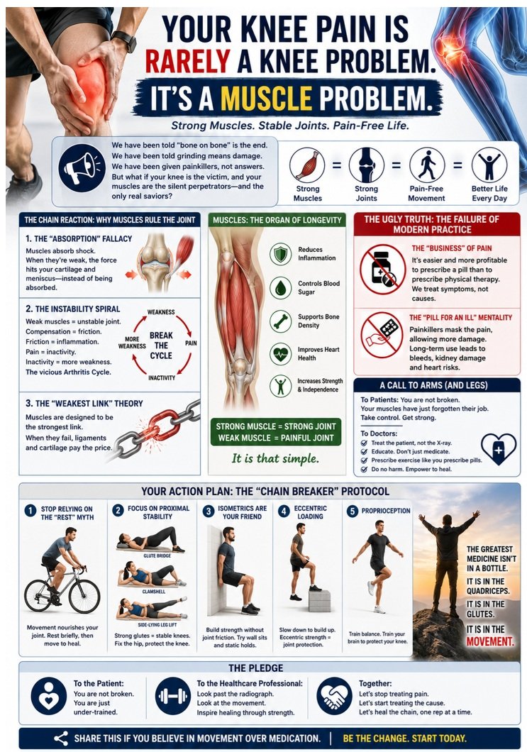 Your knee pain rarely a knee problem