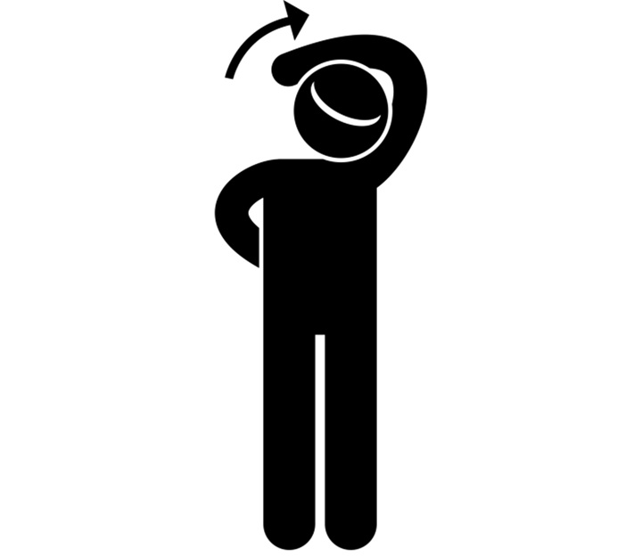 most common symptom of neck pain, pain on turning head