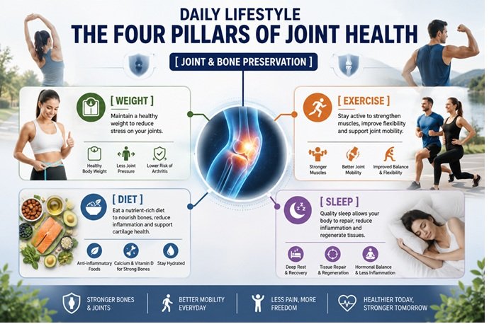 Four Pillars of Joint Health TaM Physiotherapy Majaz a Sharjah UAE