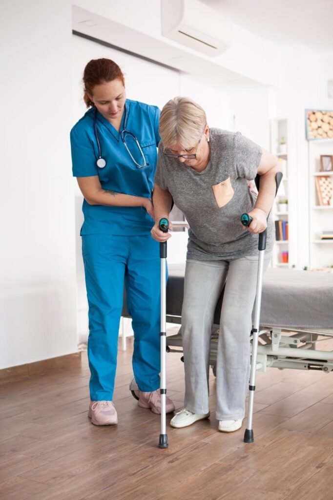 Stroke patient assessment at TAMPhysio and Rehab-Sharjah