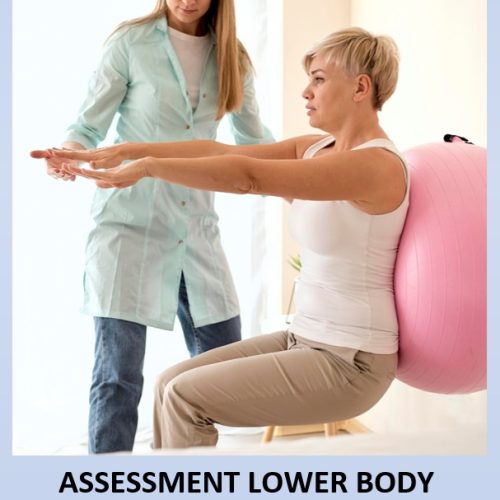 Our Story 6 Therapist assessing lower body strength